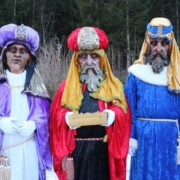 Perchtenlauf Golling mit den Heiligen 3 Königen