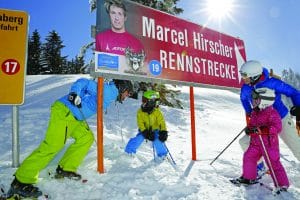Marcel Hirscher Rennstrecke in der Skiregion Dachstein West in Annaberg-Lungötz (c) Skiregion Dachstein West