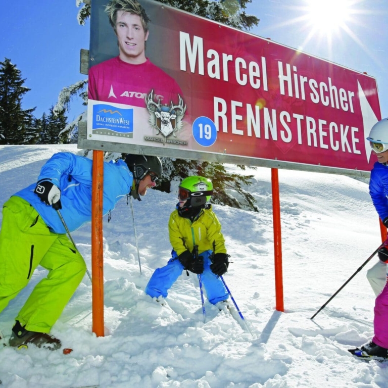 MarcelHirscherRennstreckeinderSkiregionDachsteinWestinAnnaberg Lungötz(c)SkiregionDachsteinWest
