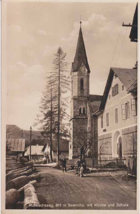 Kirche mit der alten Säge ©Georg Gimpl Archiv