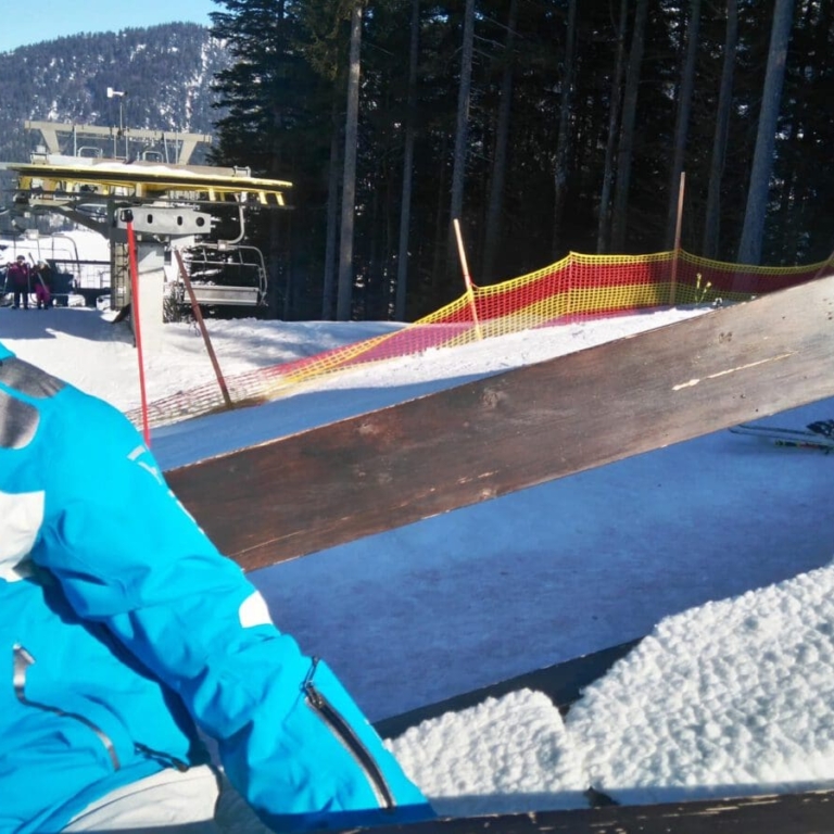 Skihelm schützt vor Umfällen (c)Sylvia Schober