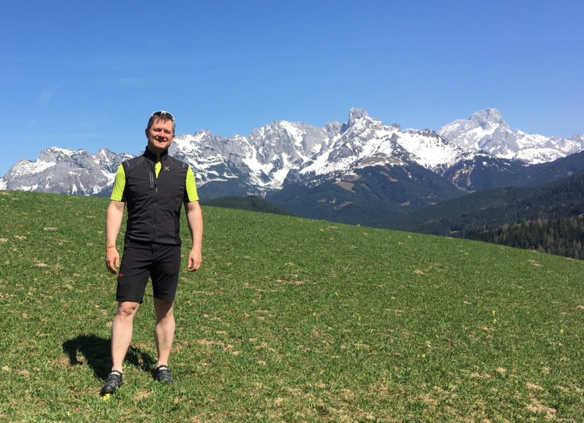 Wanderwegbetreuer Andreas Winkler liebt die Natur (c)Winkler