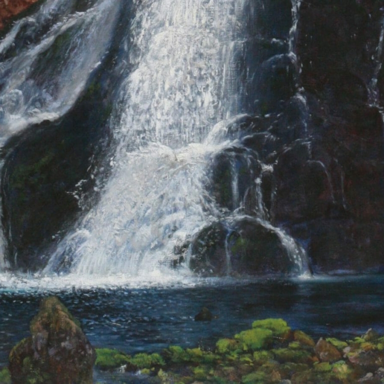 Gollinger Wasserfall – das Kunstwerk kehrt heim