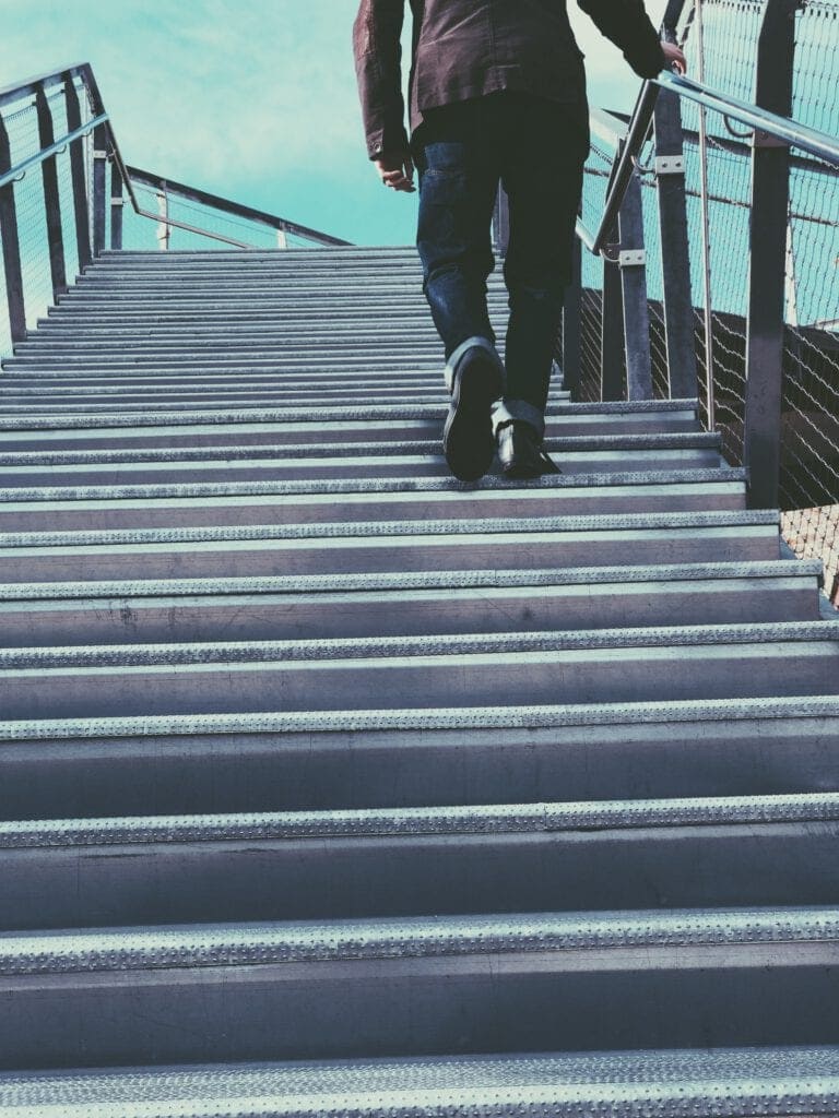 Treppen statt Lift