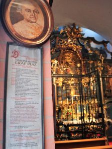 Graf Plaz Information in der Loretokapelle