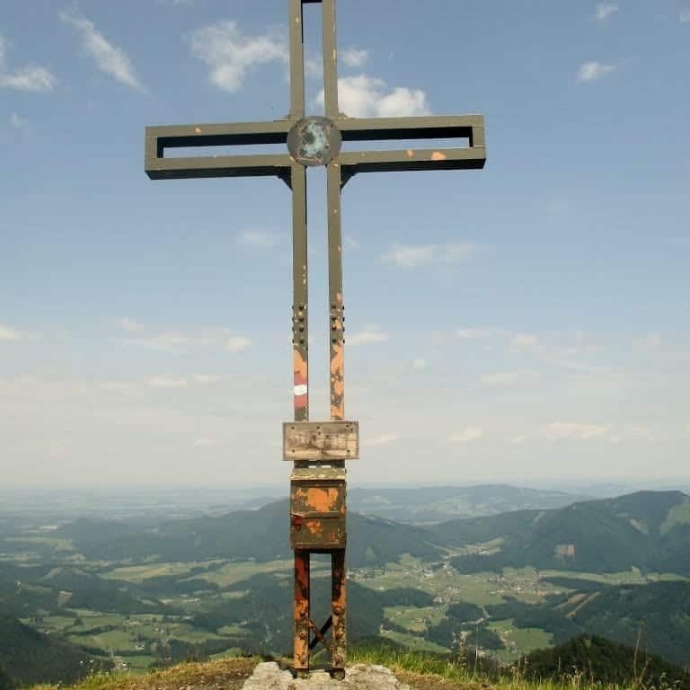 Altes Gipfelkreuz