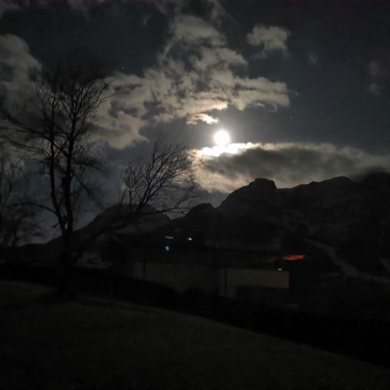 Vollmondnacht über Abtenau