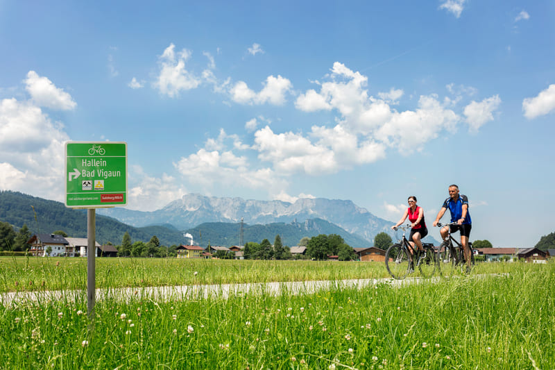 Radfahren auf der Käse.Genuss Tour in Bad Vigaun, ©TVB Bad Vigaun