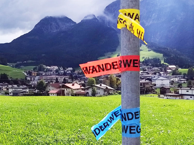 2023 Wander WM in Abtenau - Markierungen