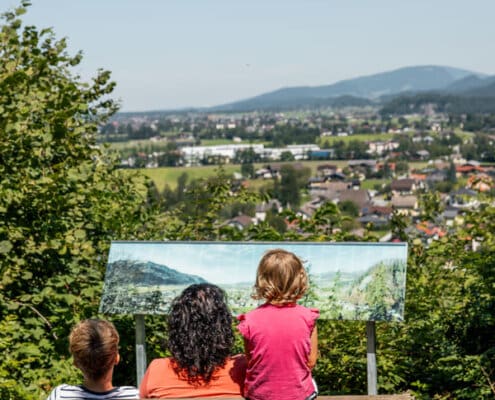 Aussicht vom Jahreszeitenweg in Golling, ©creatingclick