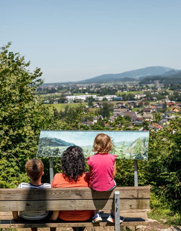 Aussicht vom Jahreszeitenweg in Golling, ©creatingclick
