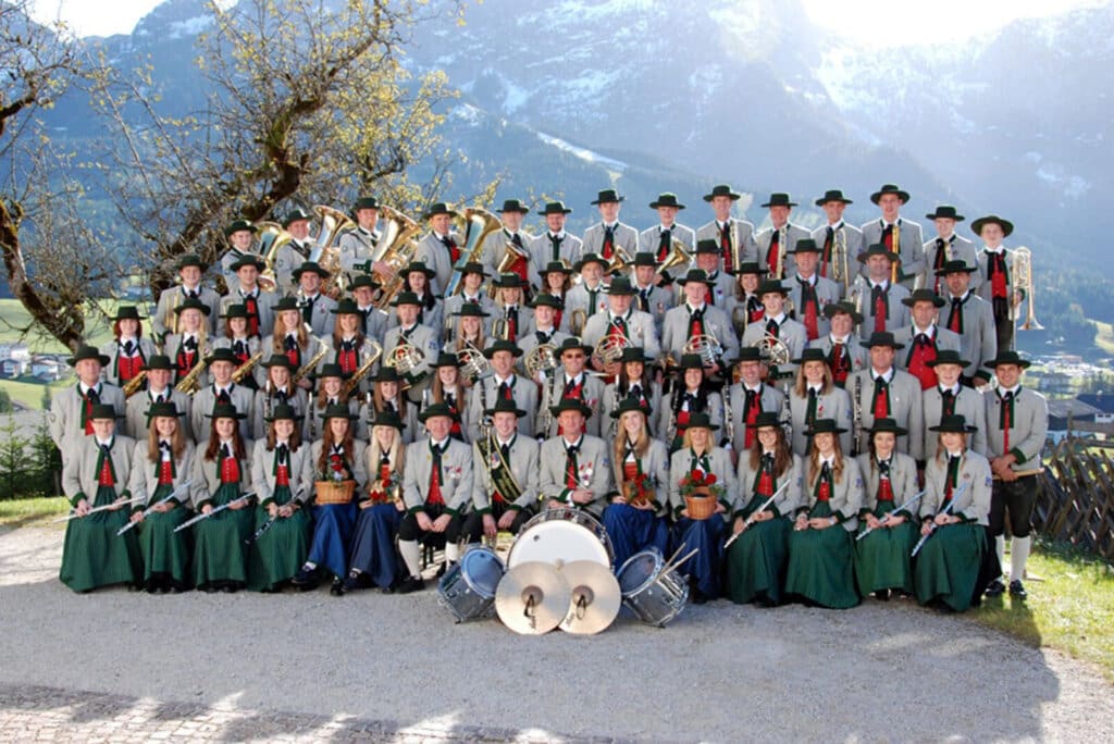 die Trachtenmusikkapelle Abtenau ©TMK Abtenau