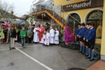 Festprozession am Palmsonntag vor dem Kirchenwirt in Puch