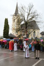 Festprozession am Palmsonntag in Puch