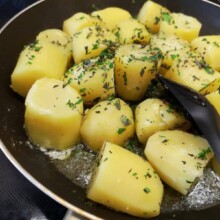 Wildkräuter kartoffeln