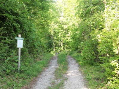 Abzweigung zwischen 2. und 3. Station