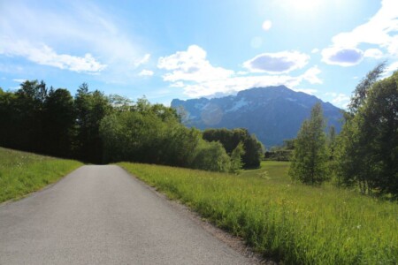 Ausblick auf den Untersberg