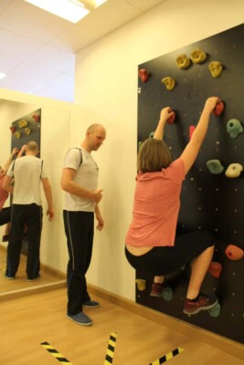 Therapeutisches Klettern: 1. Übung: Schritt 3