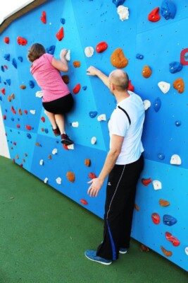 Therapeutisches Klettern: 2. Übung: 2. Schritt